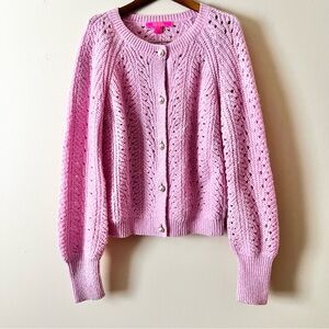 Lilly Pulitzer Light Pink Knit Cardigan